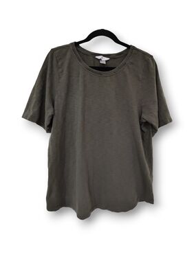 Christopher & Banks Olive Green Blouse